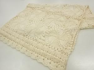 リボン織花模様ショール